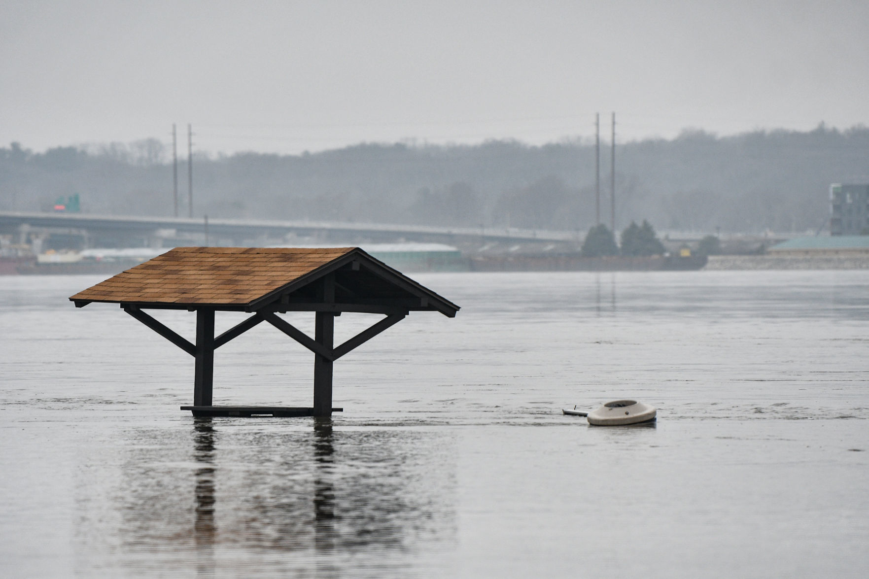River Drive flooding in Moline